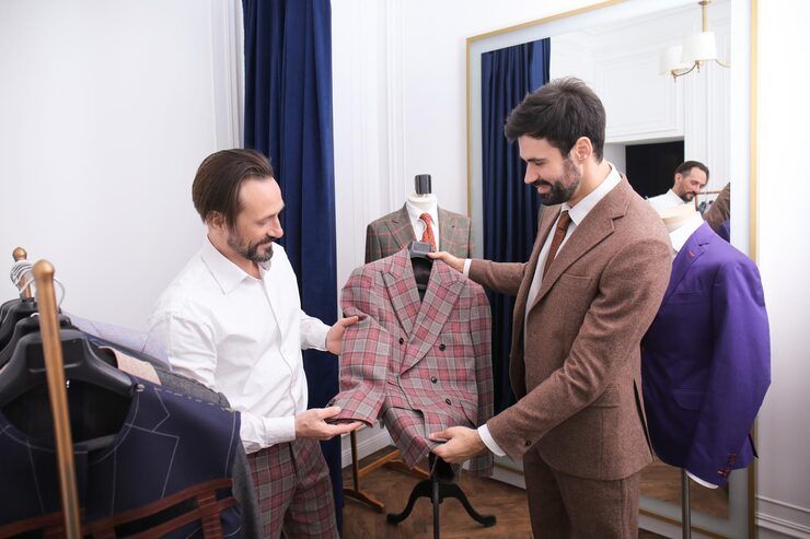 Custom bespoke mens suits